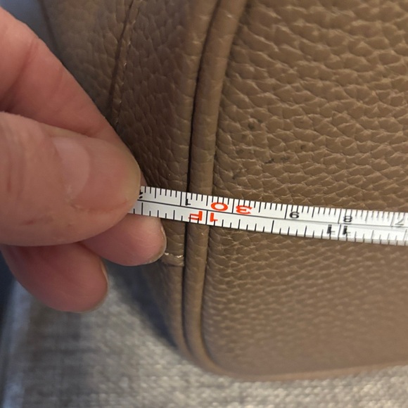 Brown Leather Tote Bag designer inspired - Picture 10 of 13